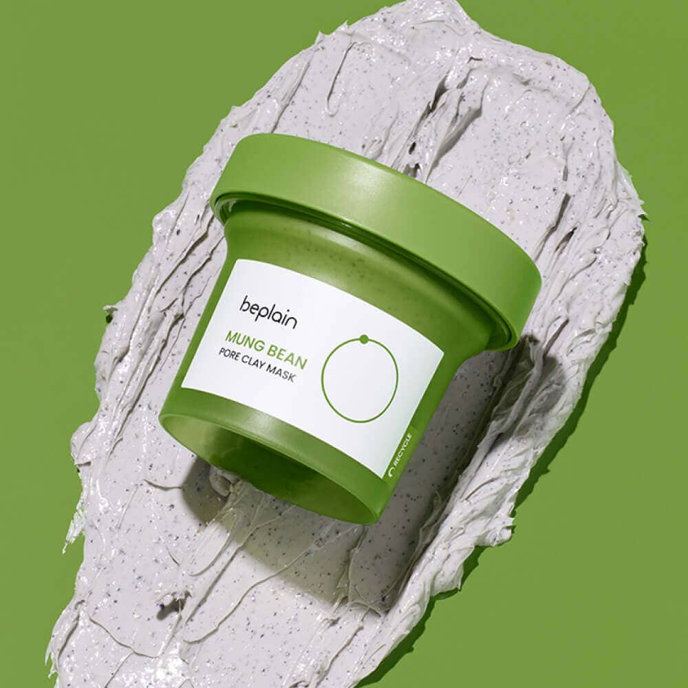 Глиняная маска для сужения пор с бобами маш beplain Mung Bean Pore Clay Mask 4