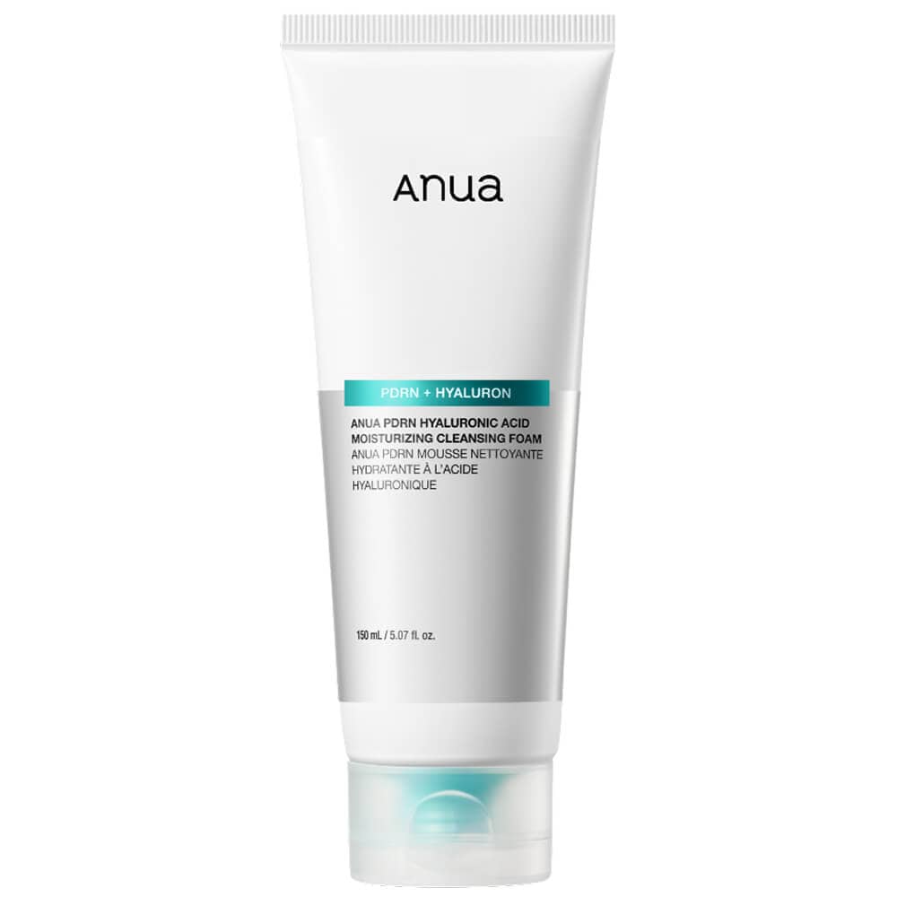 Мягкая пенка для умывания с ПДРН Anua PDRN Hyaluronic Acid Moisturizing Cleansing Foam 1