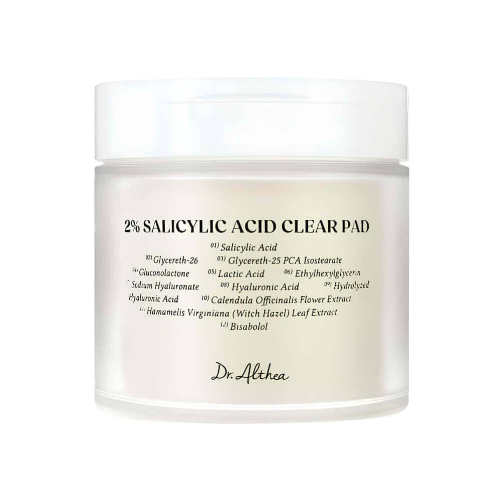 Пэды для проблемной кожи с 2% BHA Dr. Althea 2% Salicylic Acid Clear Pad 1