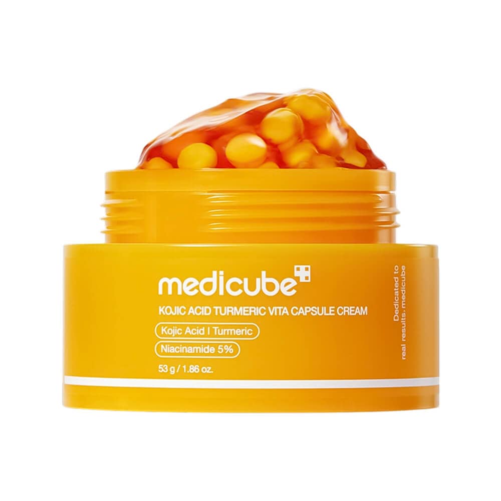 Капсульный крем для сияния кожи medicube Kojic Acid Turmeric Vita Capsule Cream 1