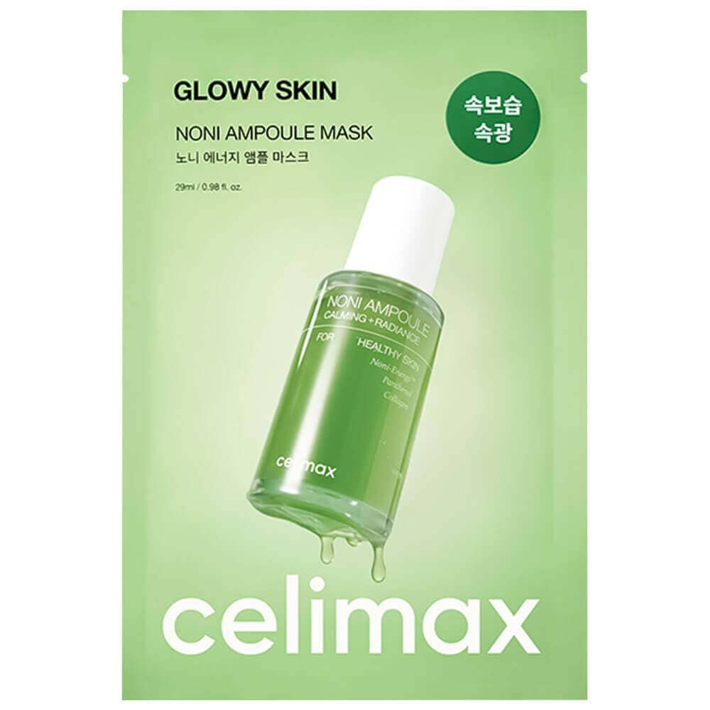 Увлажняющая маска с экстрактом нони Celimax Glowy Skin Noni Ampoule Mask 1