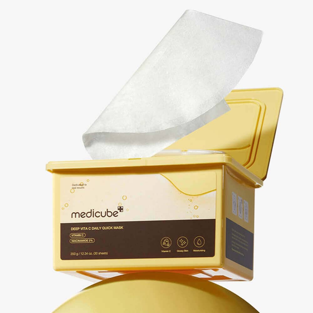 Набор осветляющих масок с витамином С medicube Deep Vita C Daily Quick Mask 2