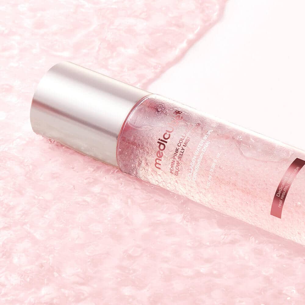 Мист с ПДРН и коллагеном для сияния кожи medicube PDRN Pink Collagen Glow Jelly Mist Serum 2