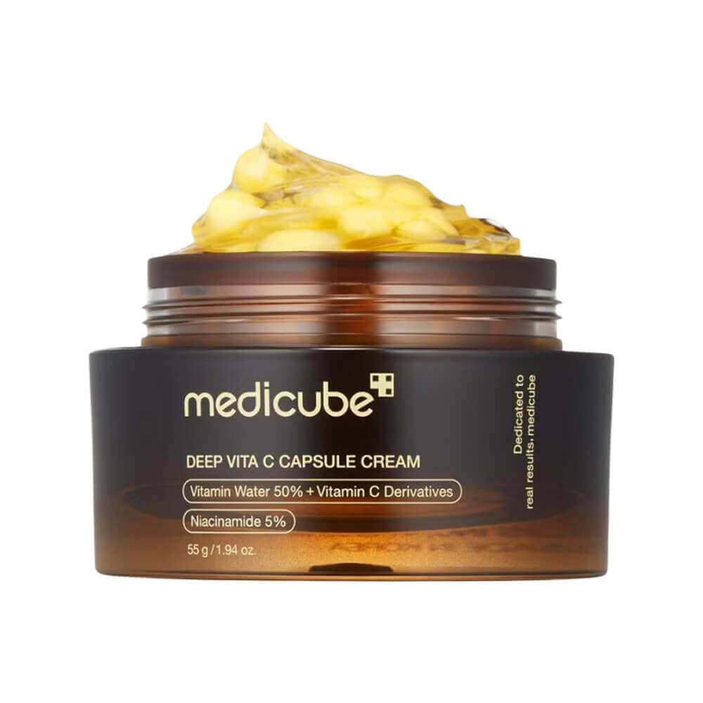 Капсульный осветляющий крем с витамином С medicube Deep Vita C Capsule Cream 1