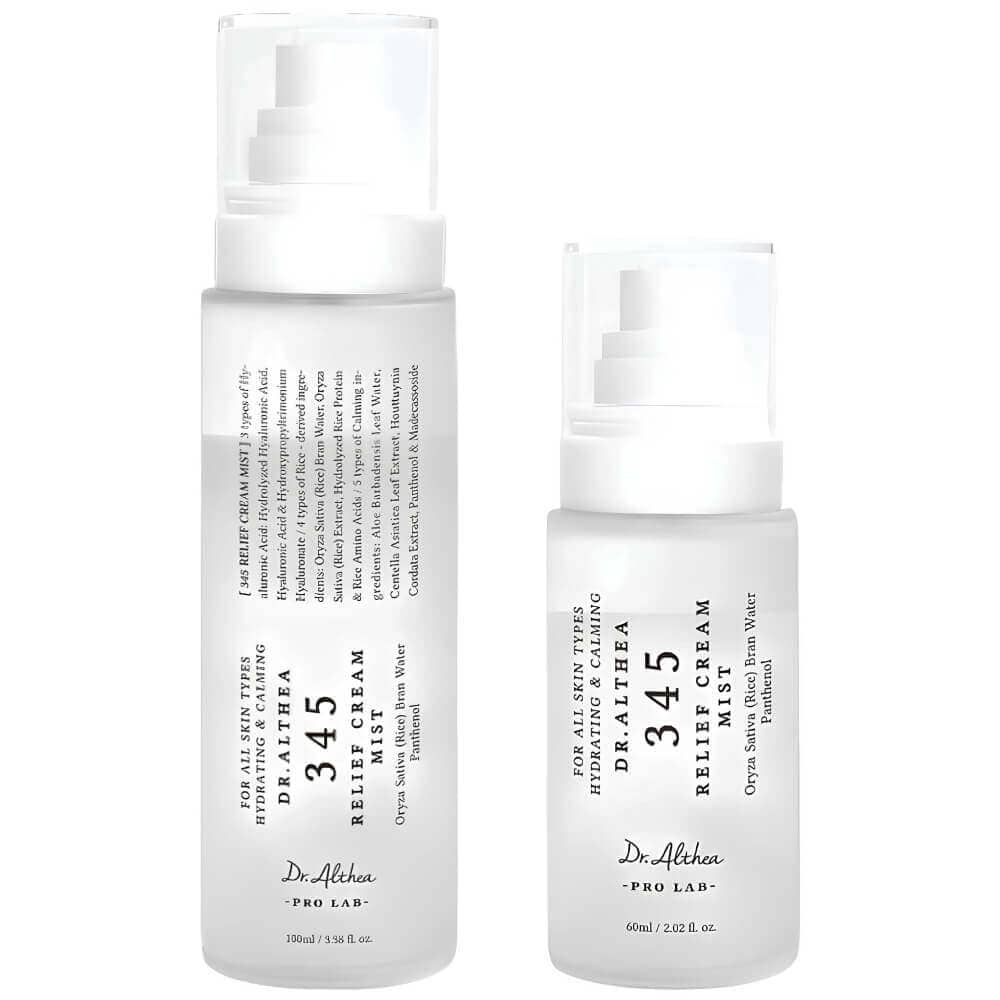 Успокаивающий мист с гидролатом риса и пантенолом Dr. Althea 345 Relief Cream Mist / 100 мл 1