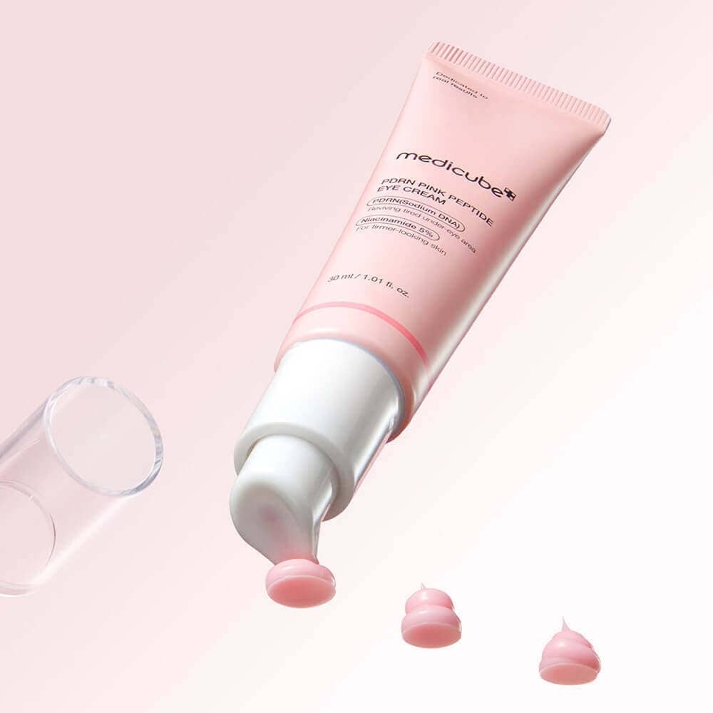 Осветляющий крем для век с ПДРН и пептидами medicube PDRN Pink Peptide Eye Cream 2
