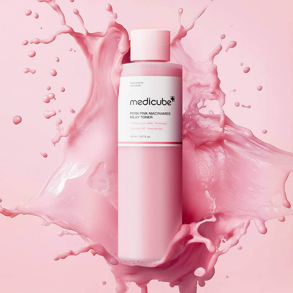 Молочный тонер с ПДРН и ниацинамидом medicube PDRN Pink Niacinamide Milky Toner 3