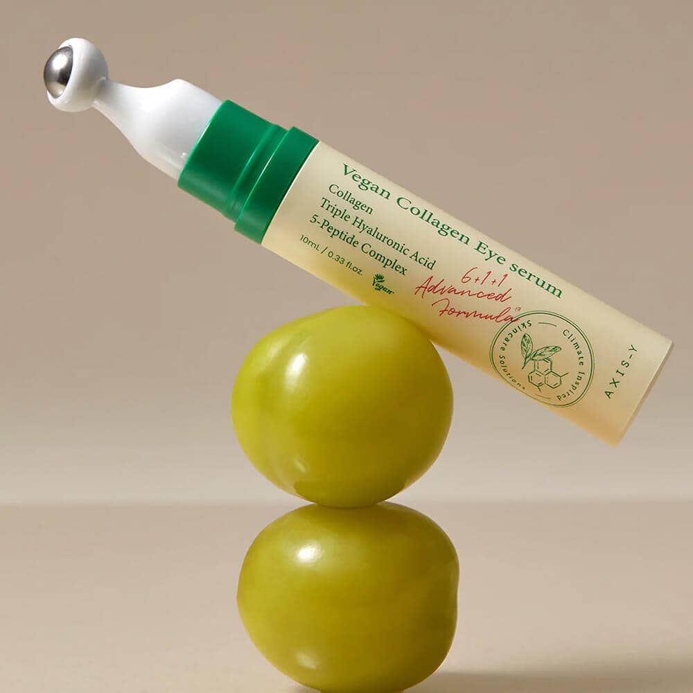 Пептидная сыворотка для век с массажным аппликатором AXIS-Y Vegan Collagen Eye Serum 3