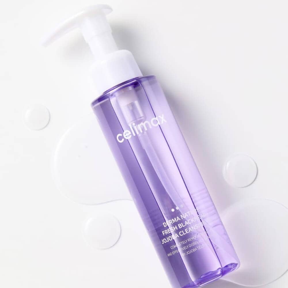 Гидрофильное масло от чёрных точек Celimax Derma Nature Fresh Blackhead Jojoba Cleansing Oil 2