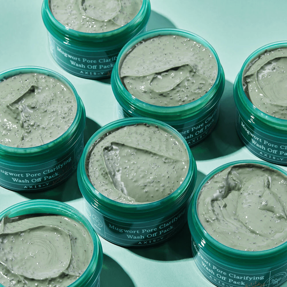 Очищающая глиняная маска с полынью AXIS-Y Mugwort Pore Clarifying Wash Off Pack 4