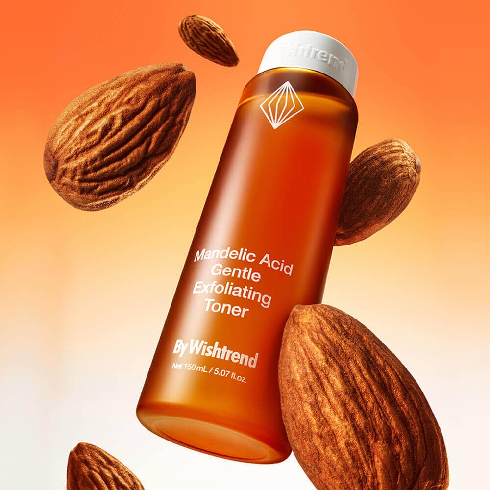 Мягкий тоник-эксфолиант с миндальной кислотой By Wishtrend Mandelic Acid Gentle Exfoliating Toner 3