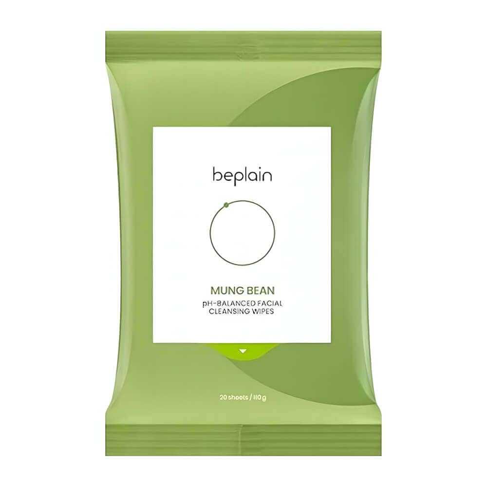 Салфетки для снятия макияжа с бобами маш beplain Mung Bean pH-Balanced Facial Cleansing Wipes 1