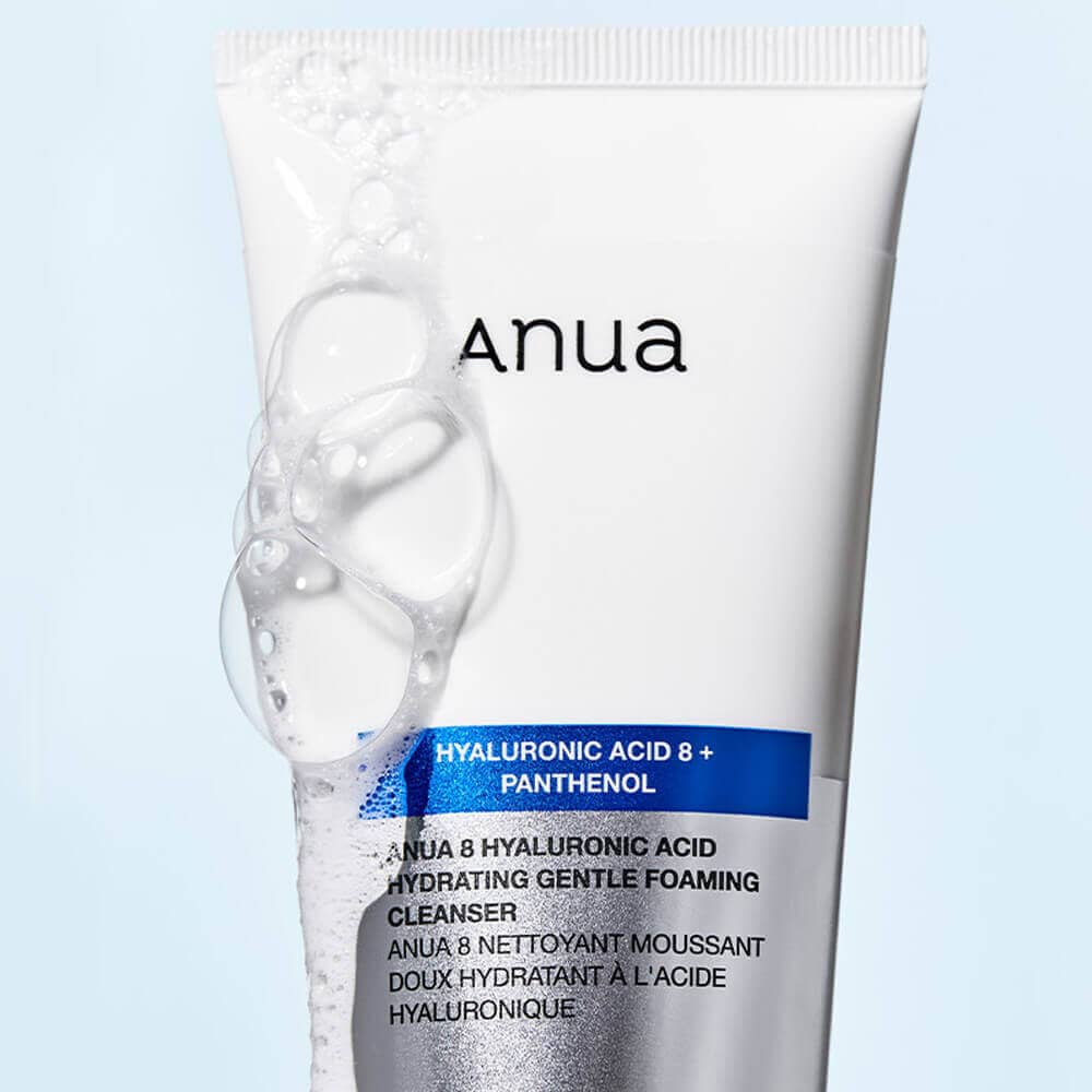 Мягкая пенка для умывания Anua 8 Hyaluronic Acid Hydrating Gentle Foaming Cleanser 5