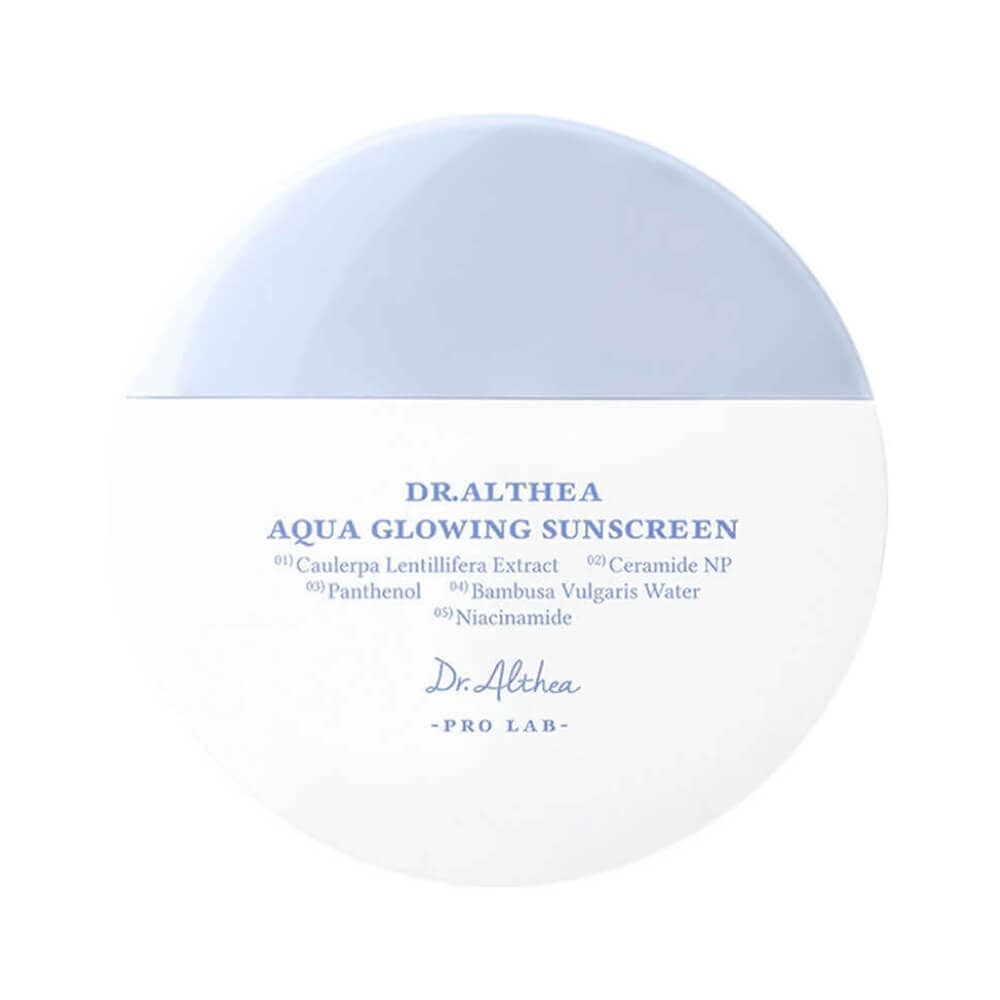 Увлажняющий солнцезащитный крем Dr. Althea Aqua Glowing Sunscreen SPF50+ PA++++ 1