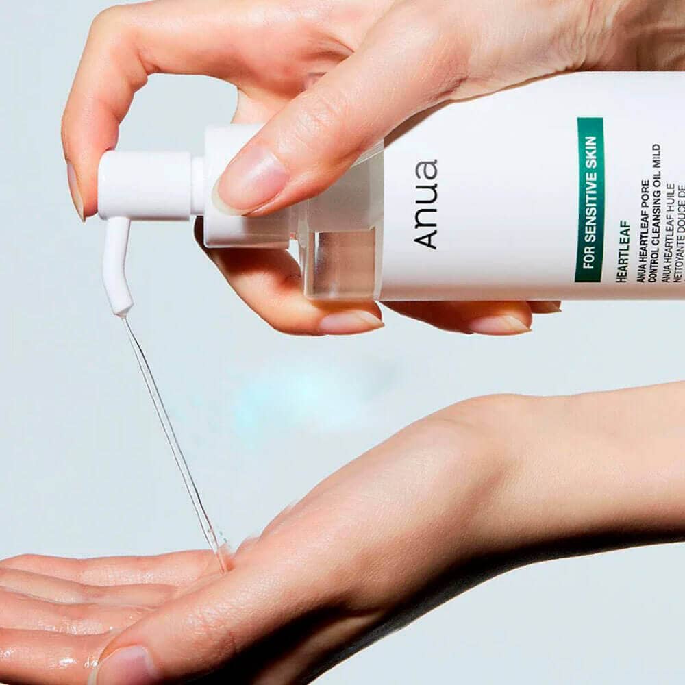 Гидрофильное масло для чувствительной кожи Anua Heartleaf Pore Control Cleansing Oil Mild 2