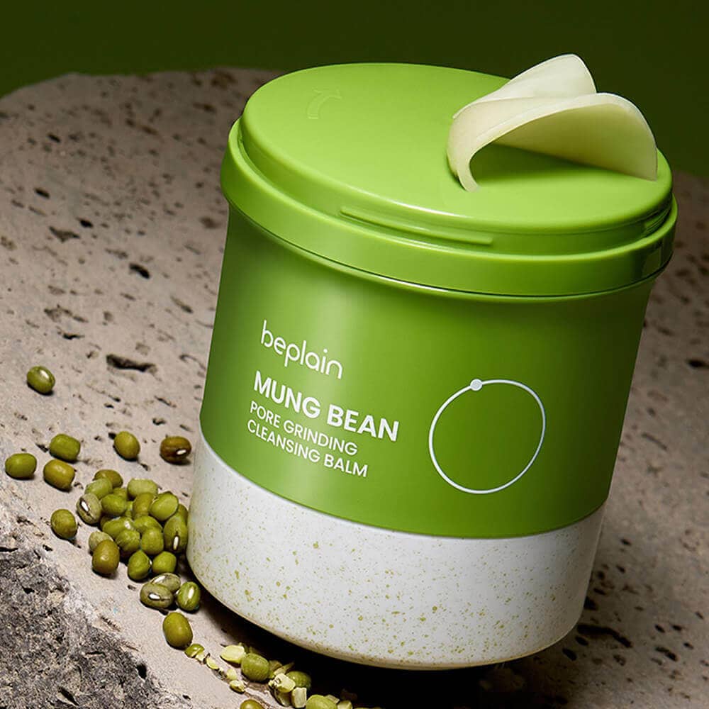 Гидрофильный бальзам с бобами маш для очищения пор beplain Mung Bean Pore Grinding Cleansing Balm 3
