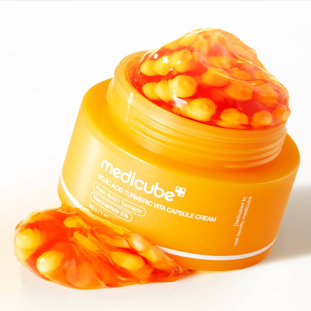 Капсульный крем для сияния кожи medicube Kojic Acid Turmeric Vita Capsule Cream 2
