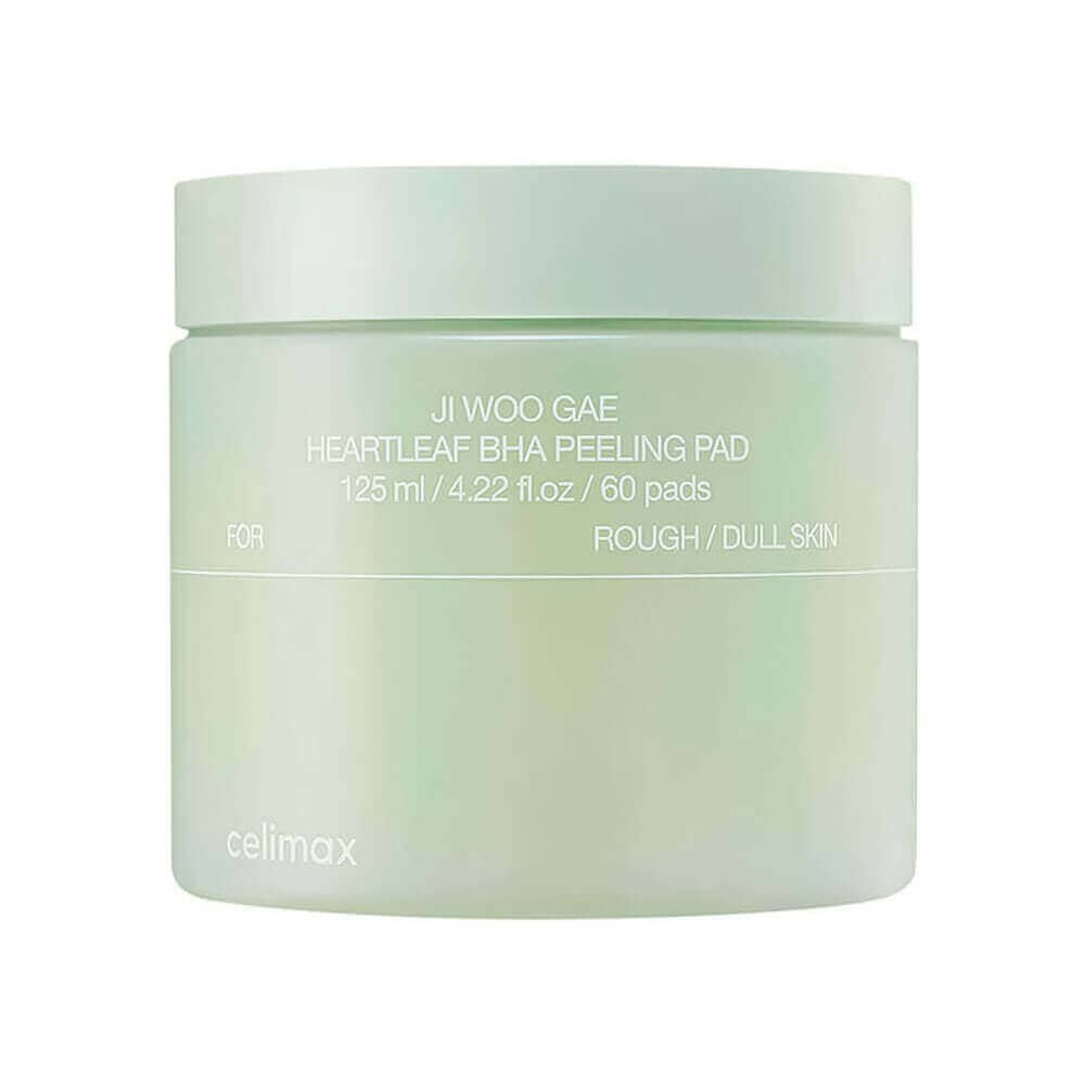 Отшелушивающие пэды с экстрактом хауттюйнии Celimax Ji Woo Gae Heartleaf BHA Peeling Pad 1