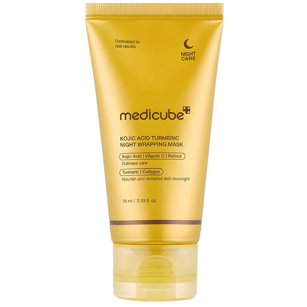 Ночная маска-плёнка с ретинолом и витамином С medicube Kojic Acid Turmeric Night Wrapping Mask 1