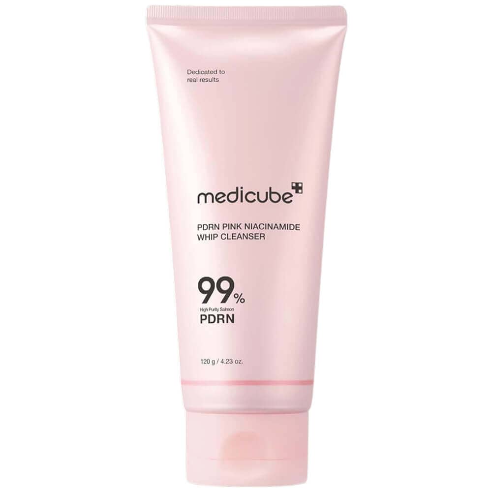 Пенка для умывания с ПДРН medicube PDRN Pink Niacinamide Whip Cleanser 1