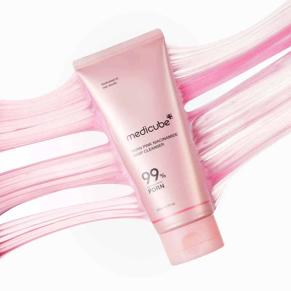 Пенка для умывания с ПДРН medicube PDRN Pink Niacinamide Whip Cleanser 3
