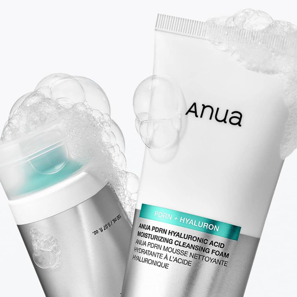 Мягкая пенка для умывания с ПДРН Anua PDRN Hyaluronic Acid Moisturizing Cleansing Foam 2