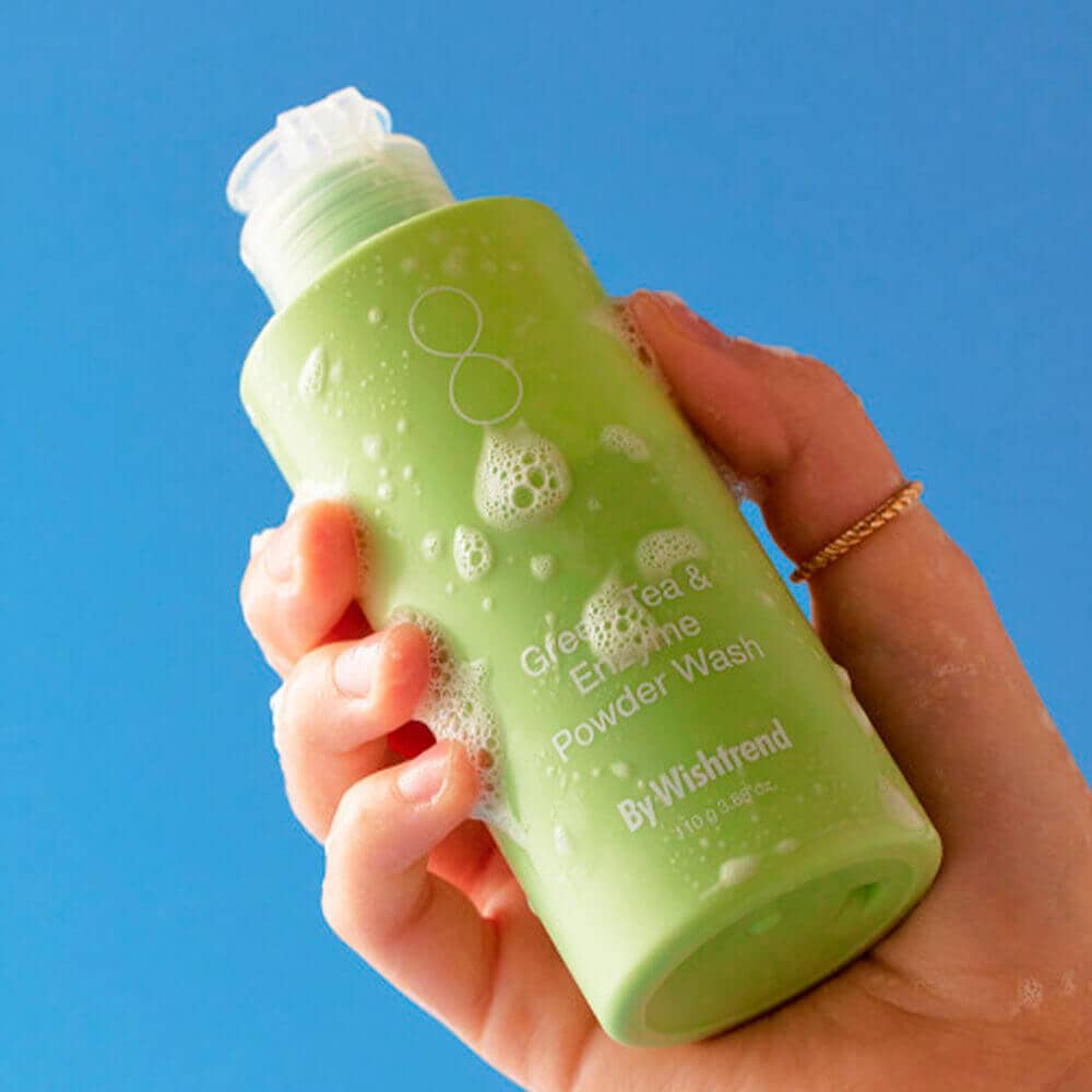 Энзимная пудра с зелёным чаем By Wishtrend Green Tea & Enzyme Powder Wash 3