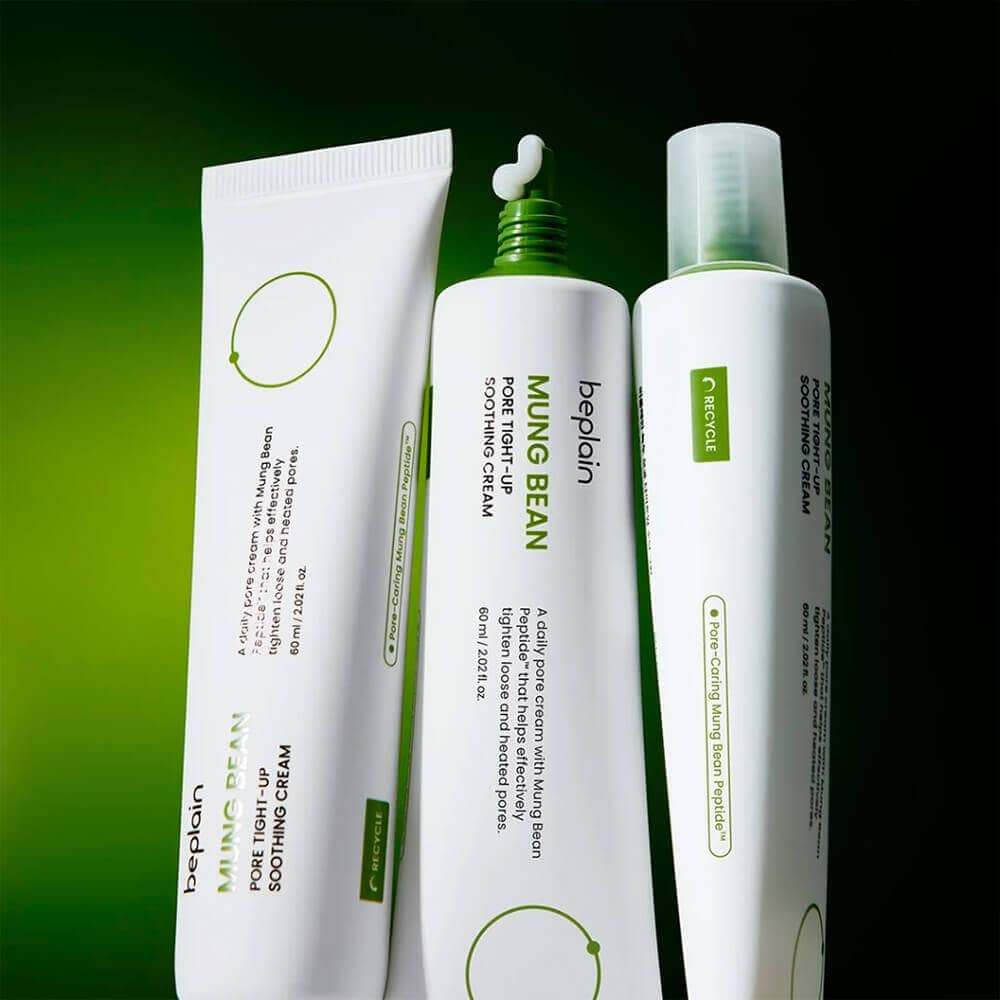 Крем для сужения пор с бобами маш beplain Mung Bean Pore Tight-up Soothing Cream 3