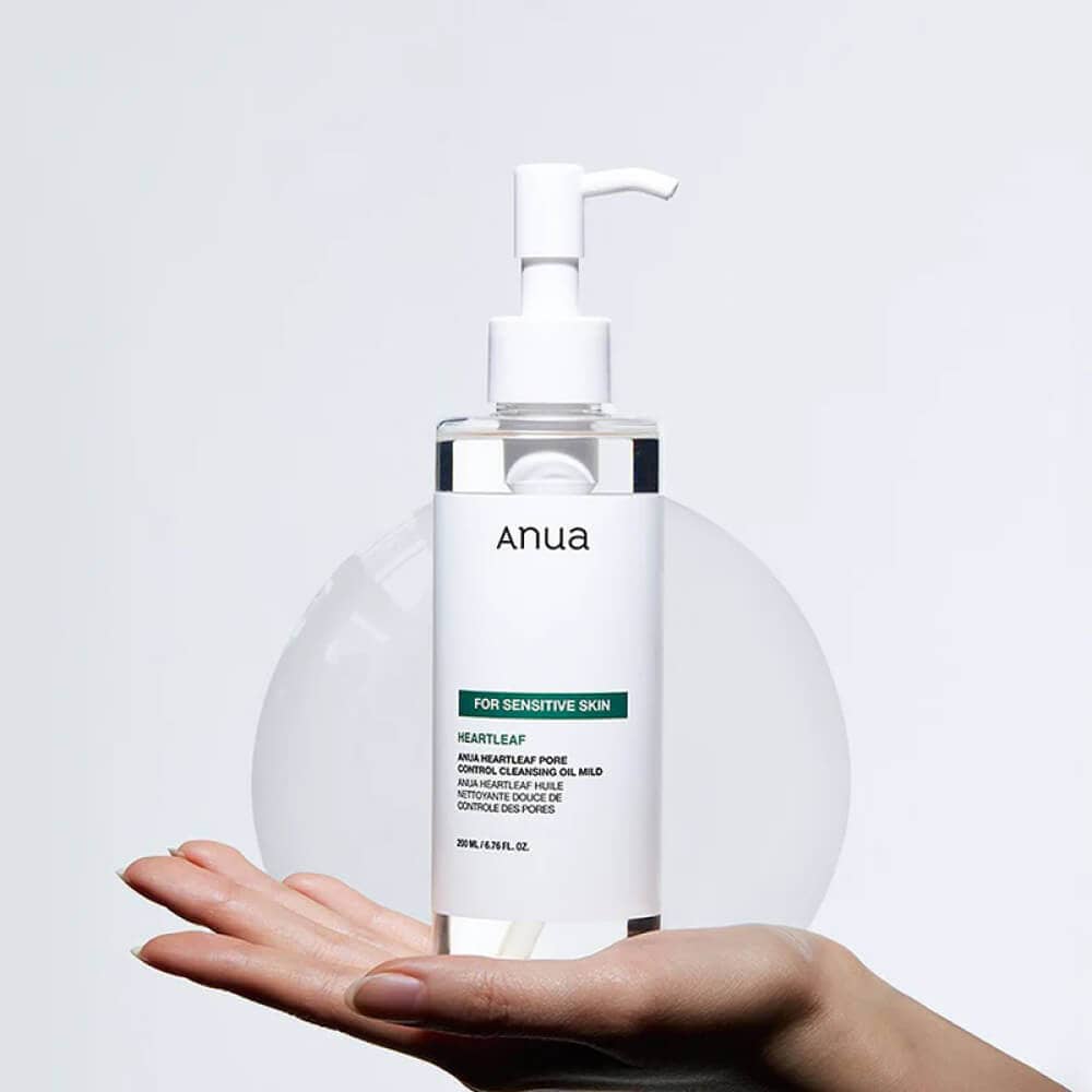 Гидрофильное масло для чувствительной кожи Anua Heartleaf Pore Control Cleansing Oil Mild 3
