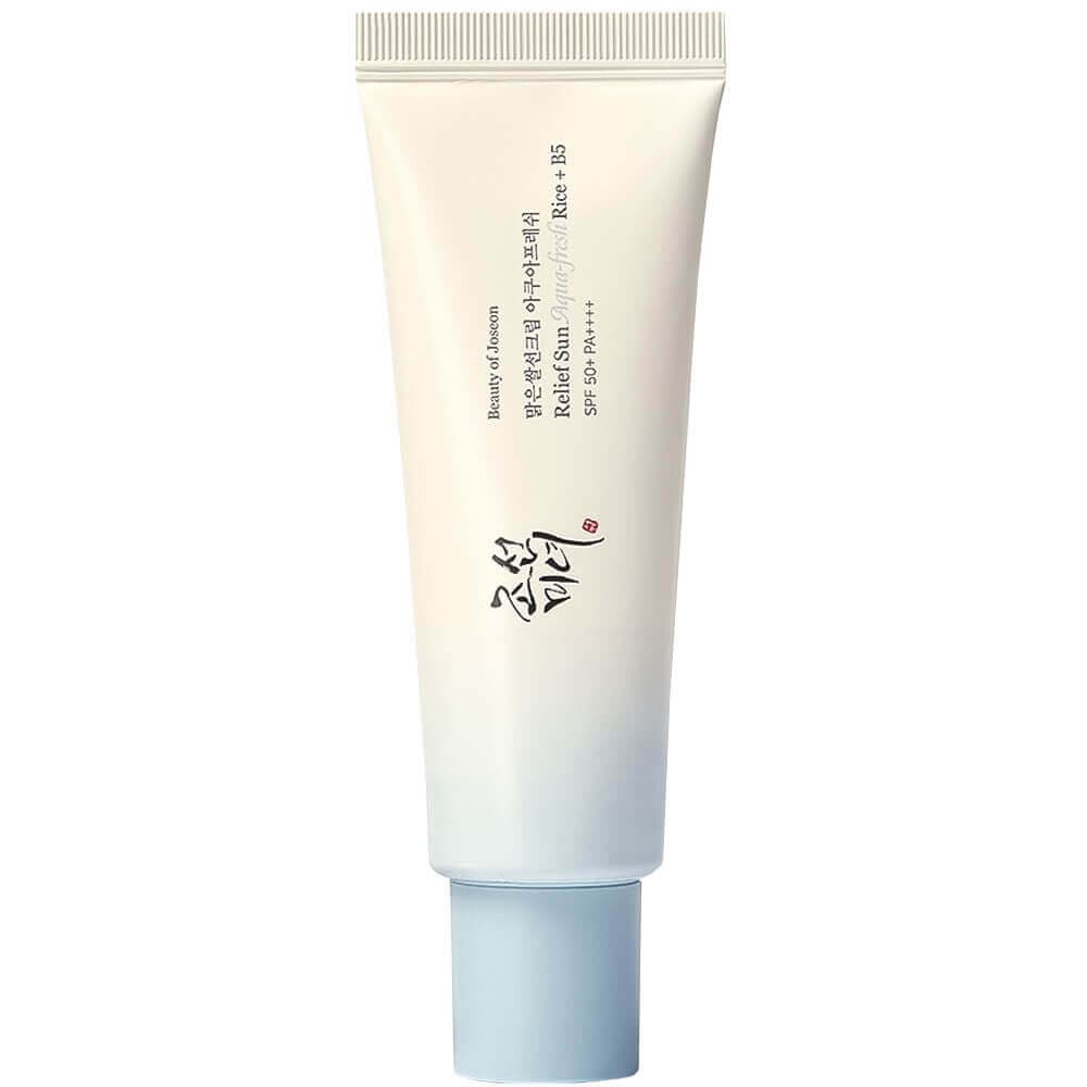 Лёгкий солнцезащитный крем с пантенолом Beauty of Joseon Relief Sun Aqua-fresh Rice+B5 SPF50+ PA++++