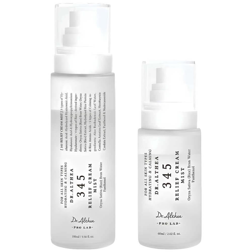 Успокаивающий мист с гидролатом риса и пантенолом Dr. Althea 345 Relief Cream Mist / 100 мл