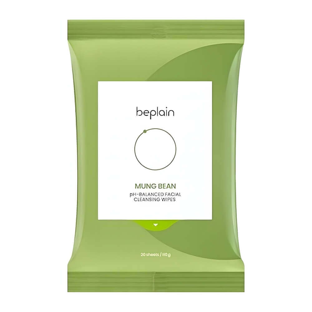 Салфетки для снятия макияжа с бобами маш beplain Mung Bean pH-Balanced Facial Cleansing Wipes